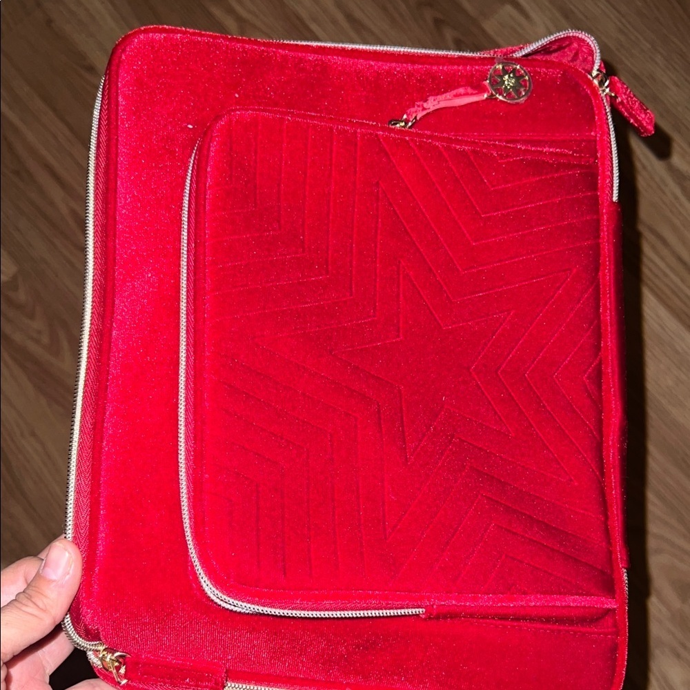Estee Lauder Red Fabric Tag